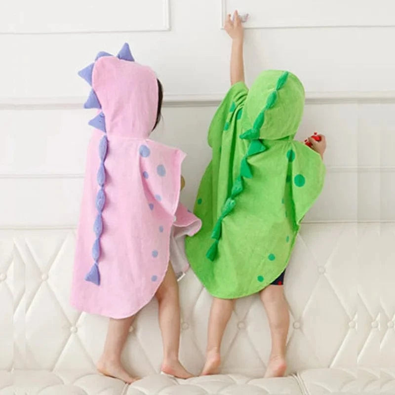 Poncho de Bain Bébé Dinosaure