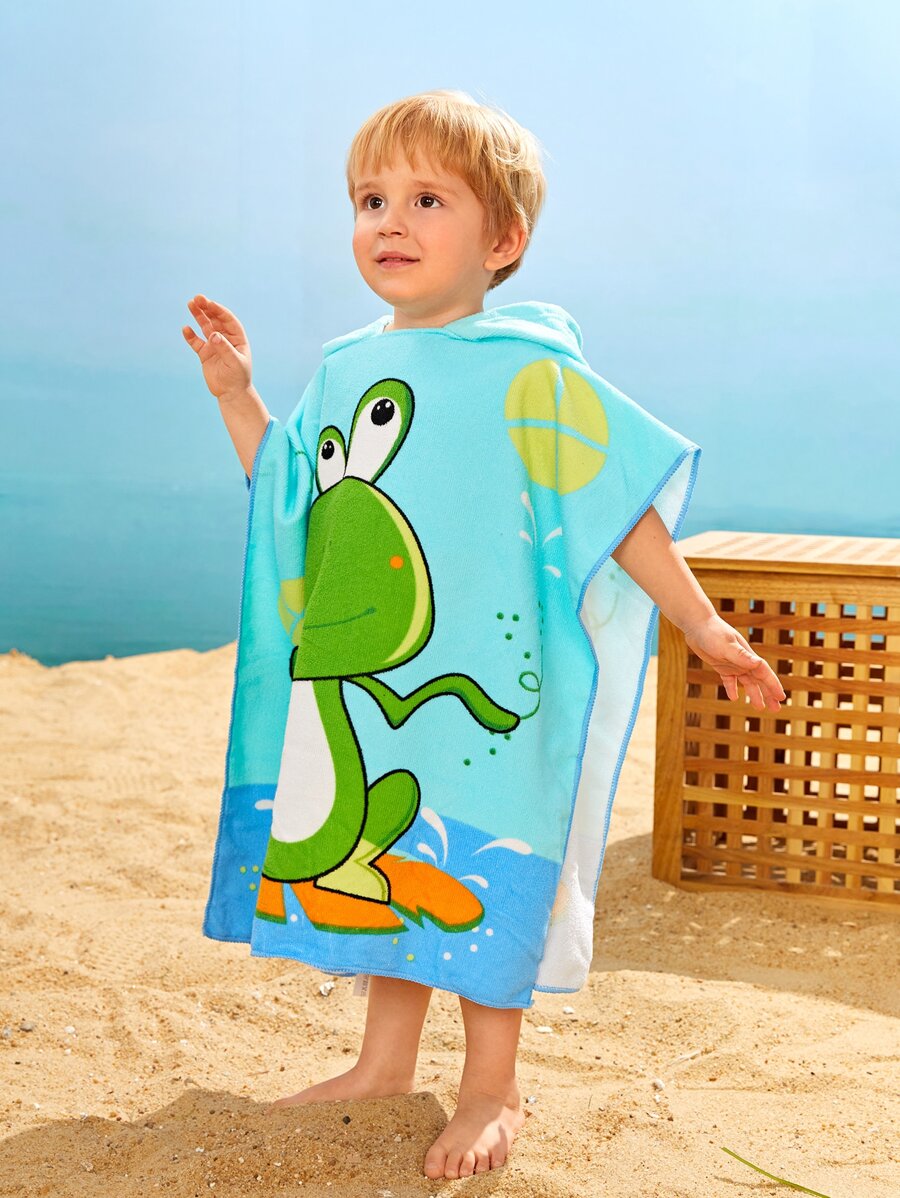 Poncho de Bain Bébé Grenouille
