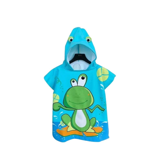 Poncho de Bain Bébé Grenouille