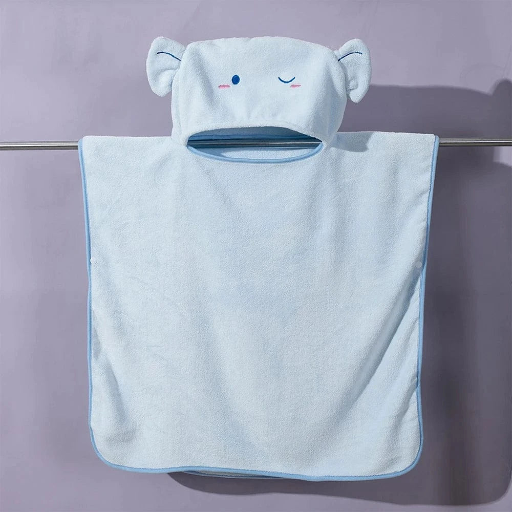 Poncho de Bain Bébé Velours