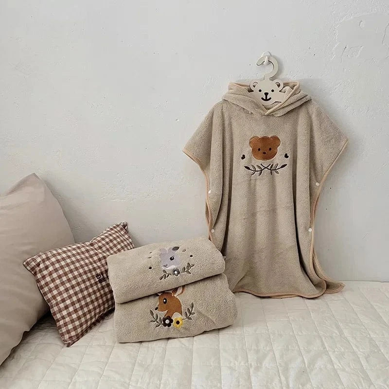 Poncho de Bain Doux Bébé