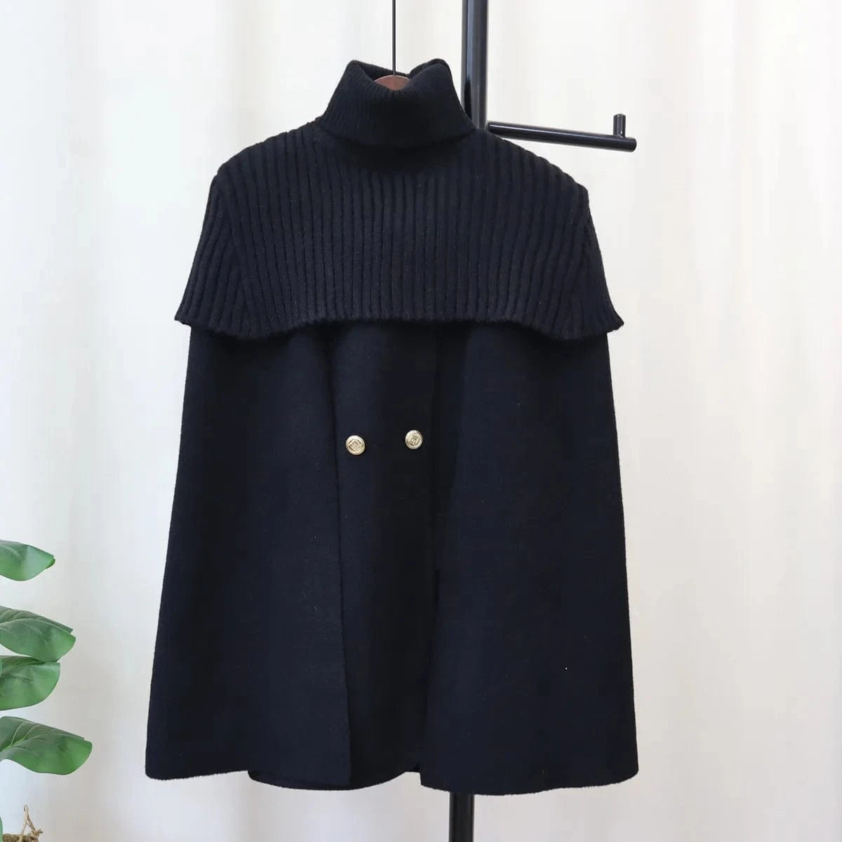 Poncho Femme Cachemire Bi-ton