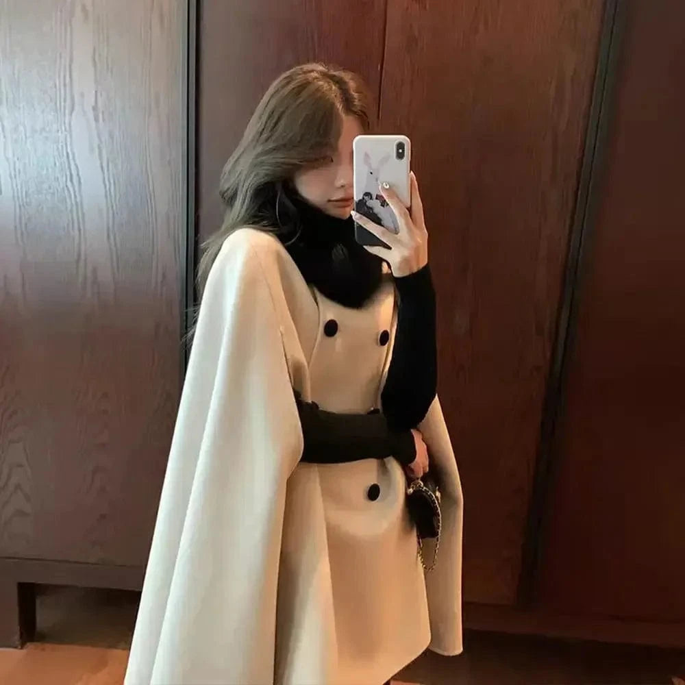 Poncho Femme Cachemire Chaud