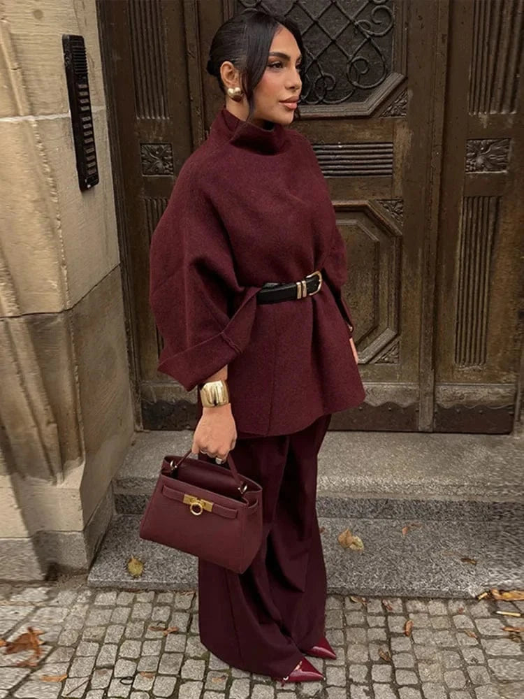 Poncho Femme Cachemire Hiver