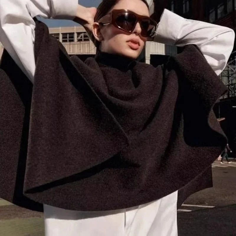 Poncho Femme Cachemire Vintage