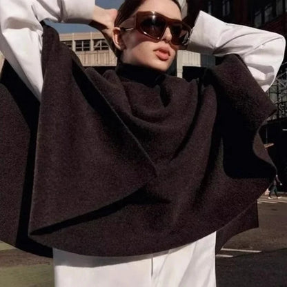 Poncho Femme Cachemire Vintage
