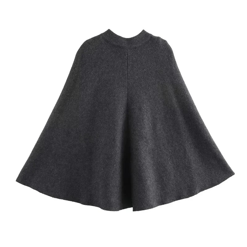 Poncho Femme Cape Hiver