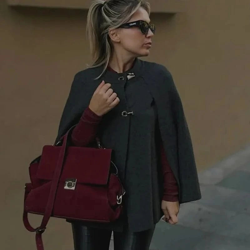 Poncho Femme Cape Hiver