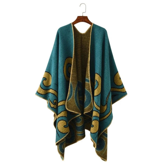 Poncho Femme Châle Oriental