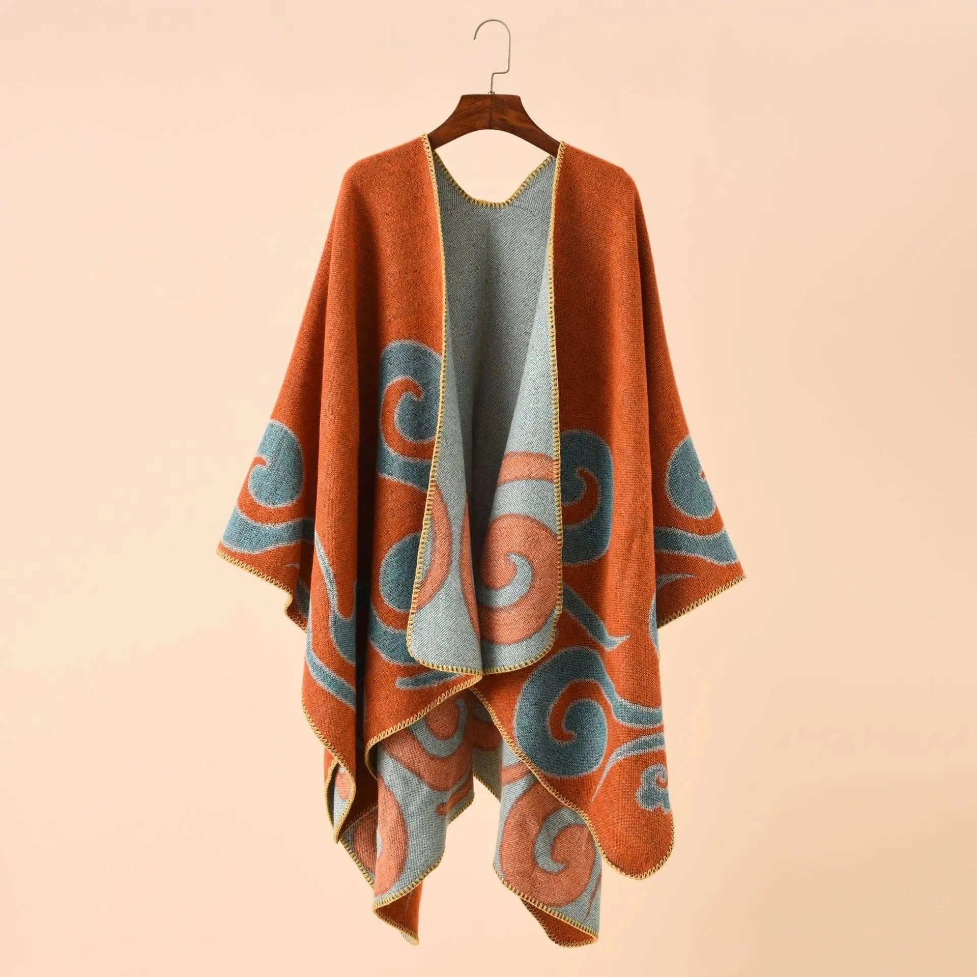 Poncho Femme Châle Oriental