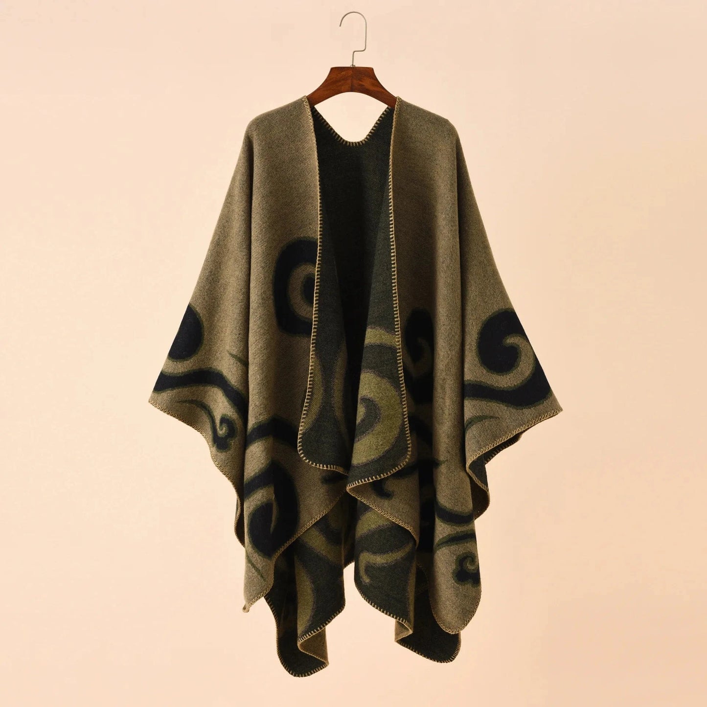 Poncho Femme Châle Oriental