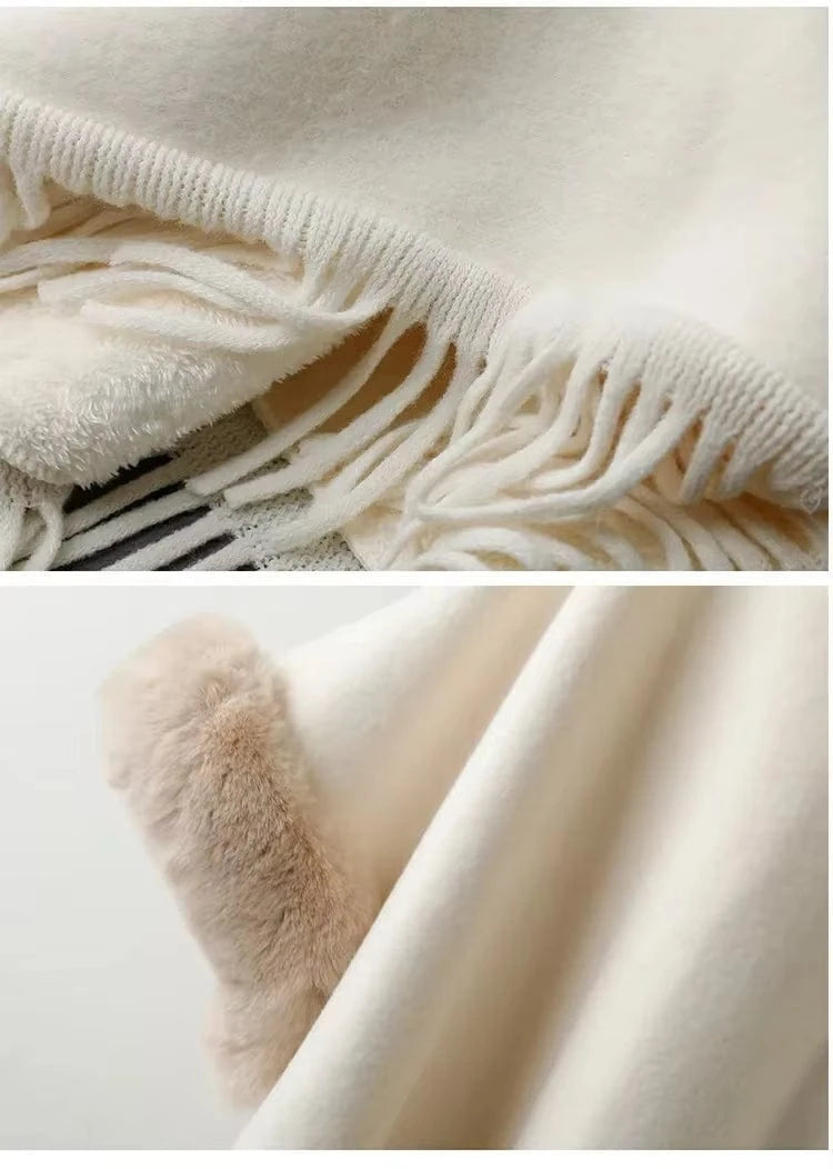 Poncho Femme Chic Hiver