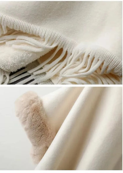 Poncho Femme Chic Hiver
