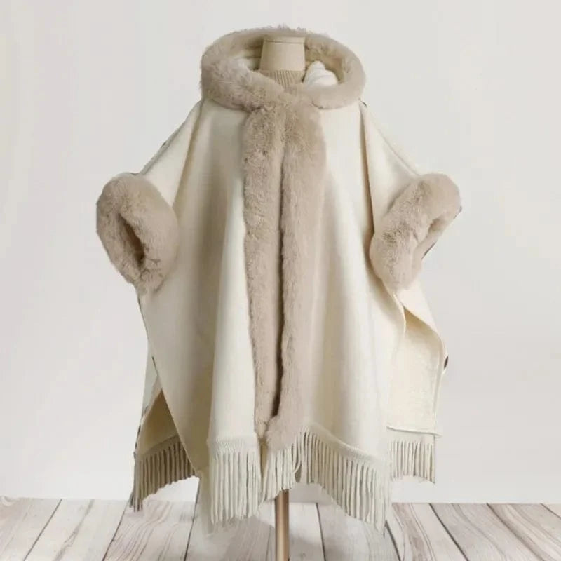 Poncho Femme Chic Hiver