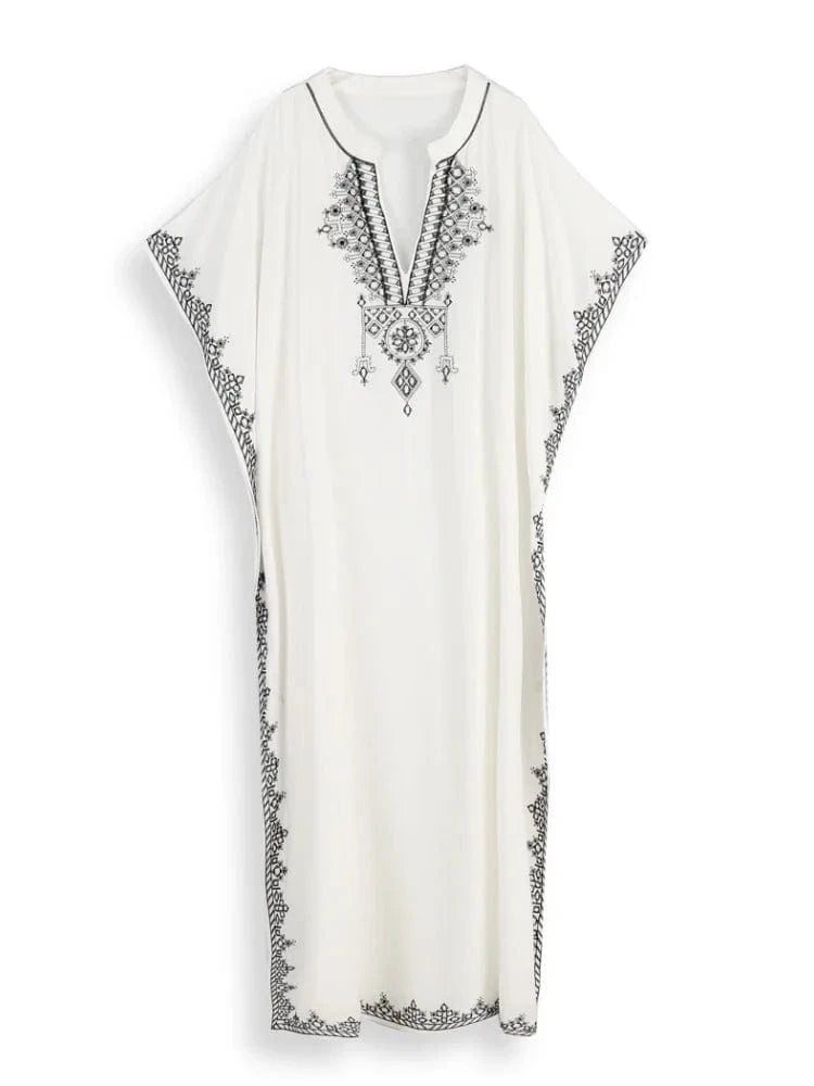 Poncho Femme Chiné Long