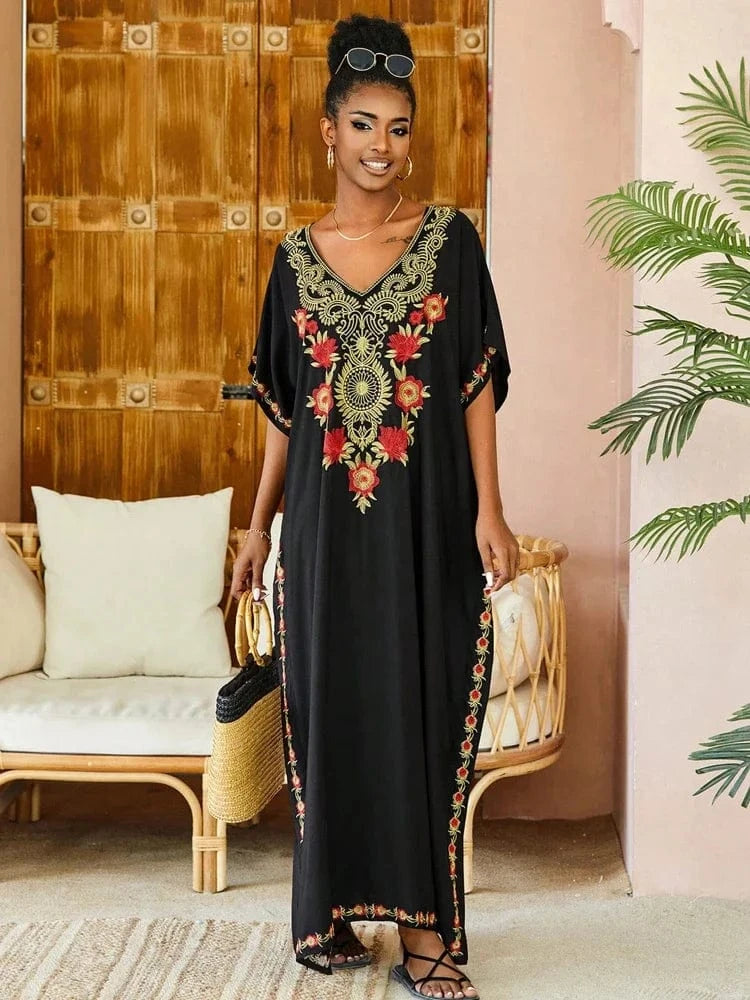 Poncho Femme Chiné Long