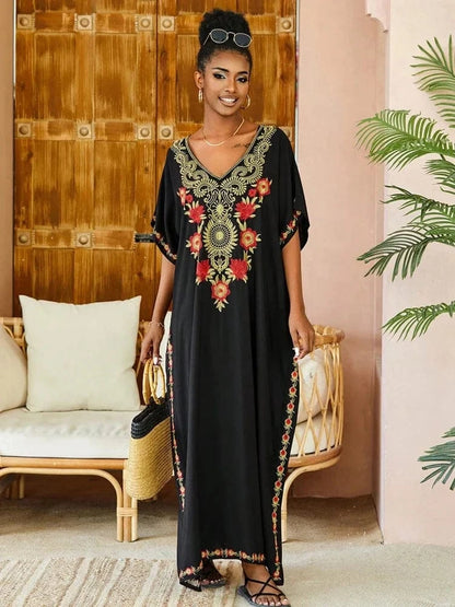 Poncho Femme Chiné Long