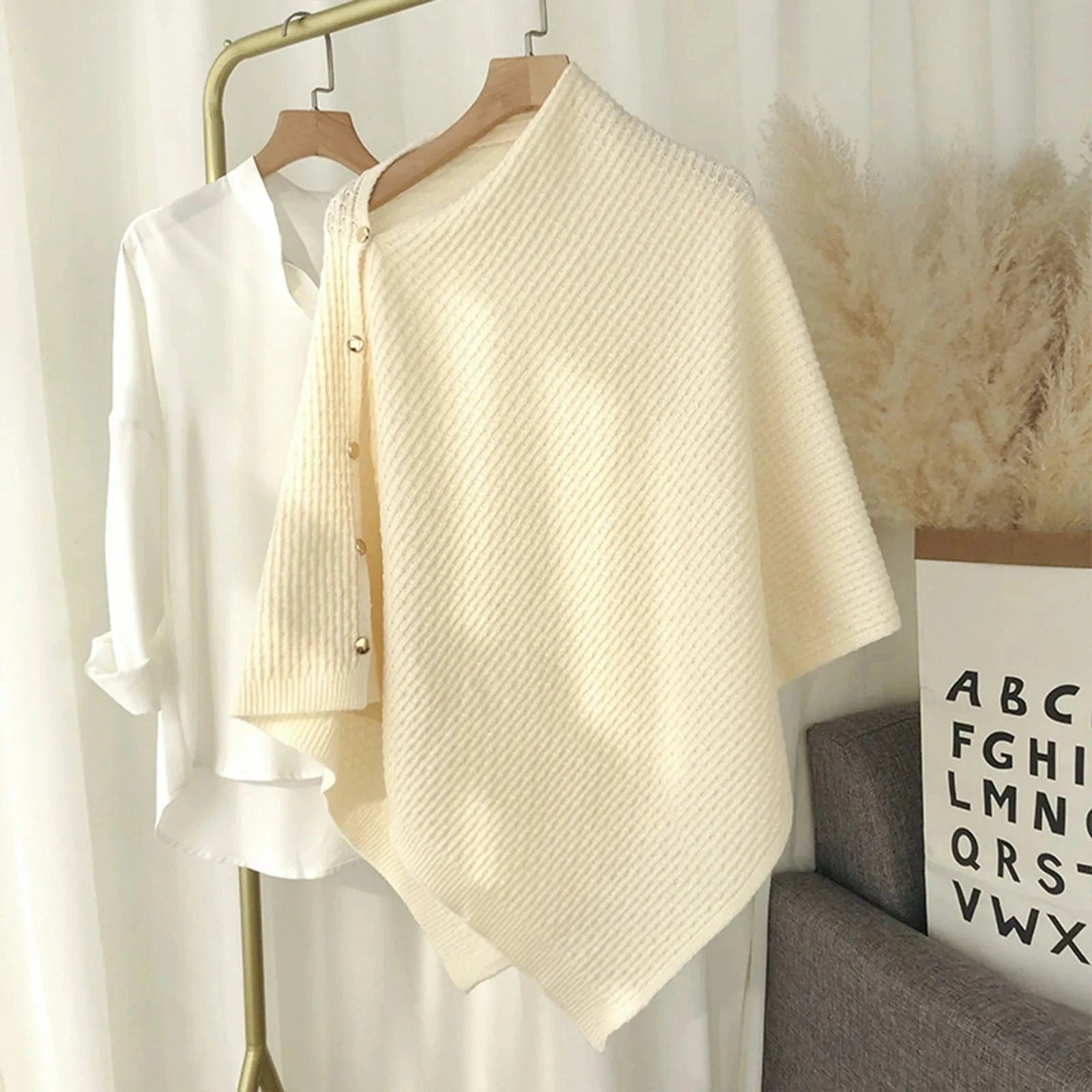 Poncho Femme Coton Hiver