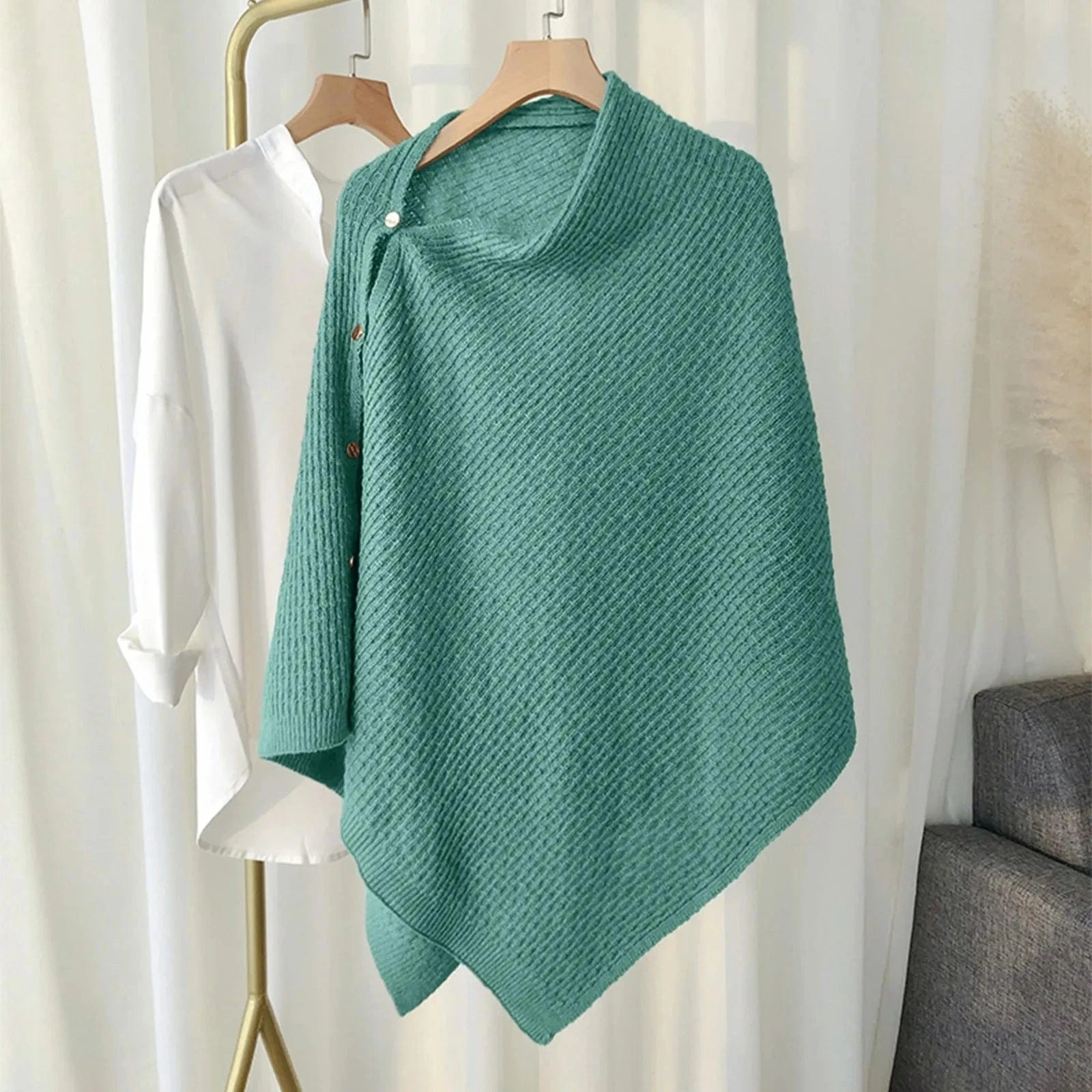 Poncho Femme Coton Hiver