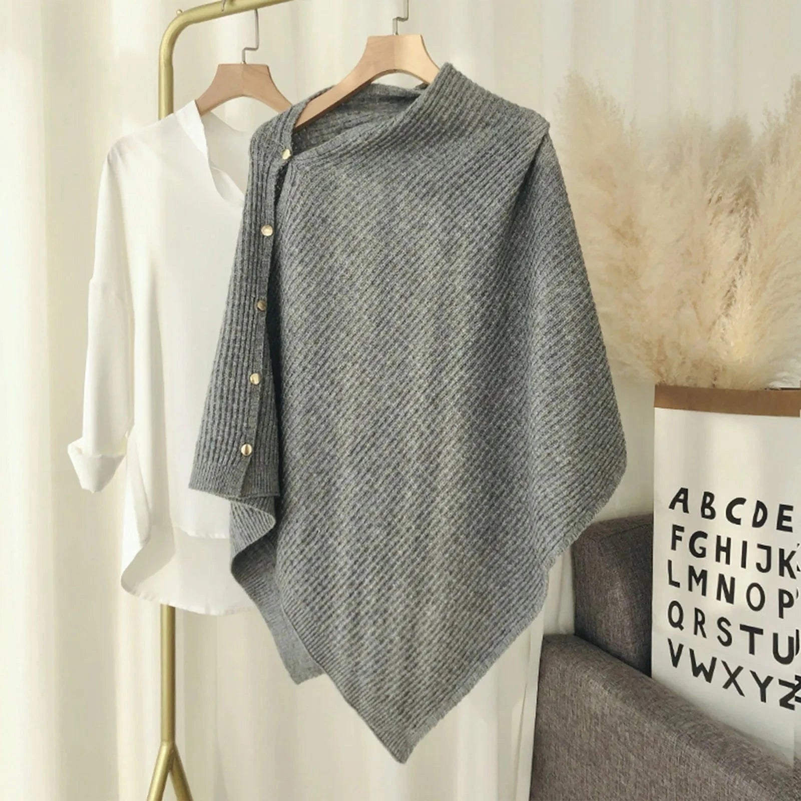 Poncho Femme Coton Hiver