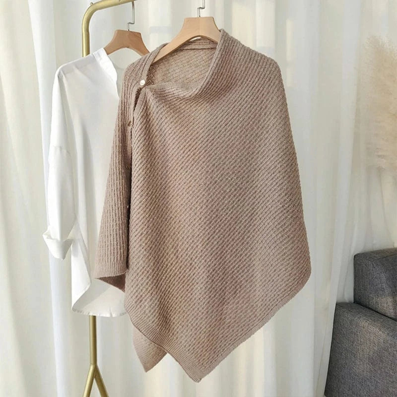 Poncho Femme Coton Hiver