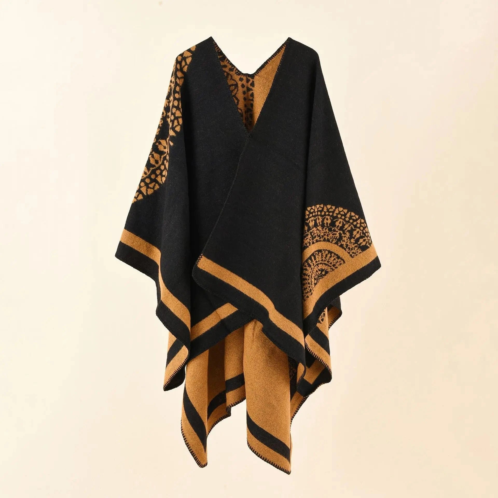 Poncho Femme Écharpe Cachemire