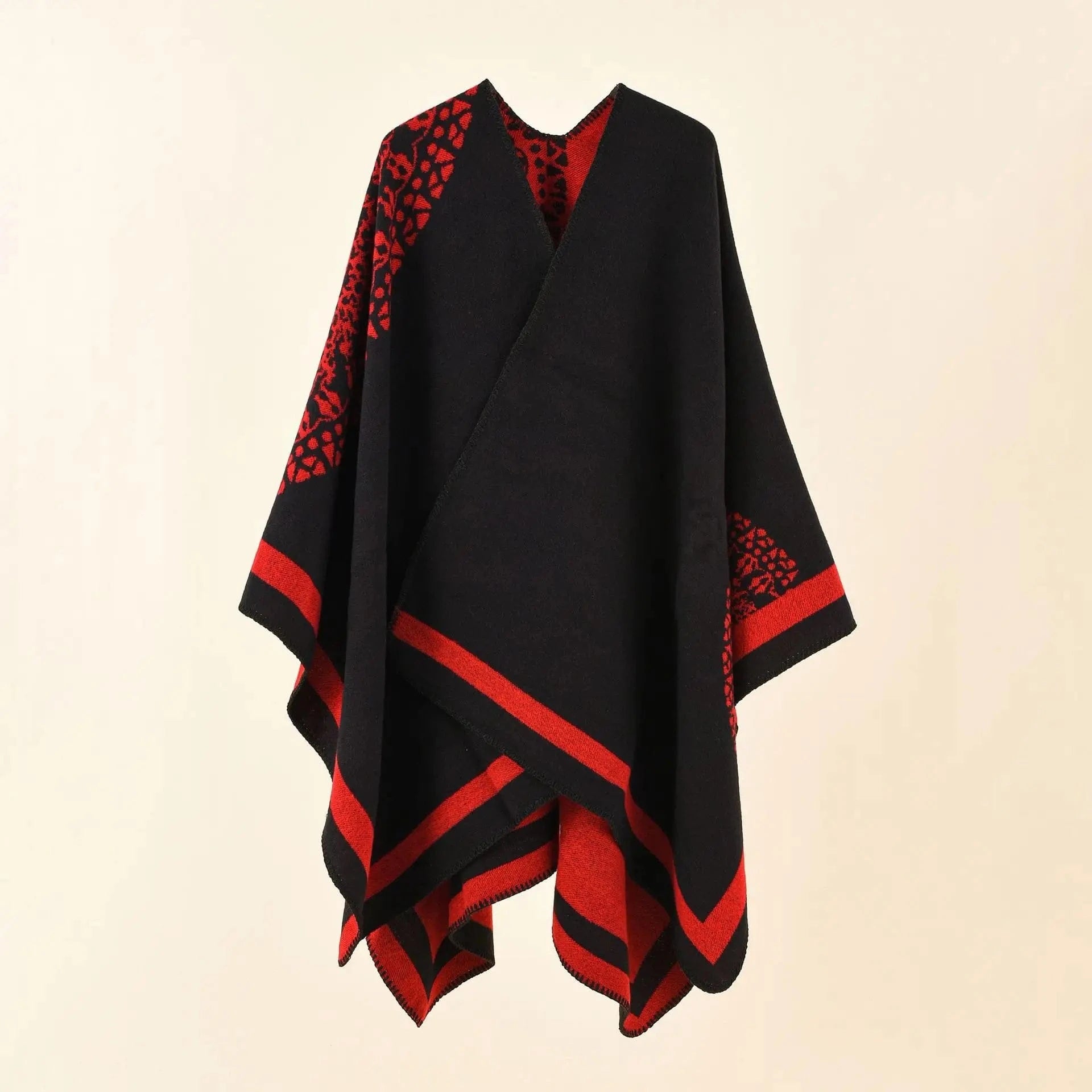 Poncho Femme Écharpe Cachemire