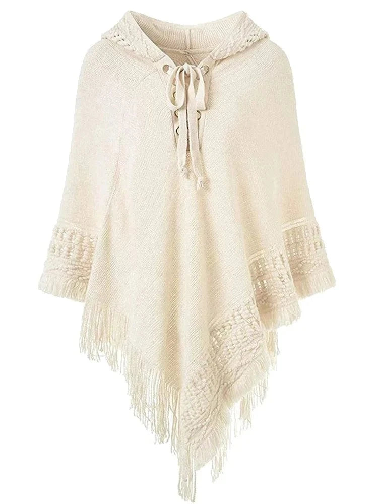 Poncho Femme Été Capuche