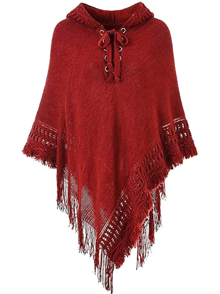 Poncho Femme Été Capuche