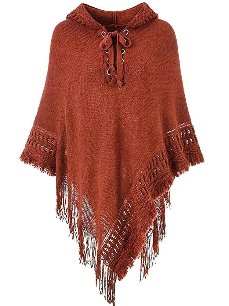 Poncho Femme Été Capuche
