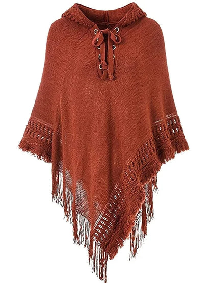 Poncho Femme Été Capuche