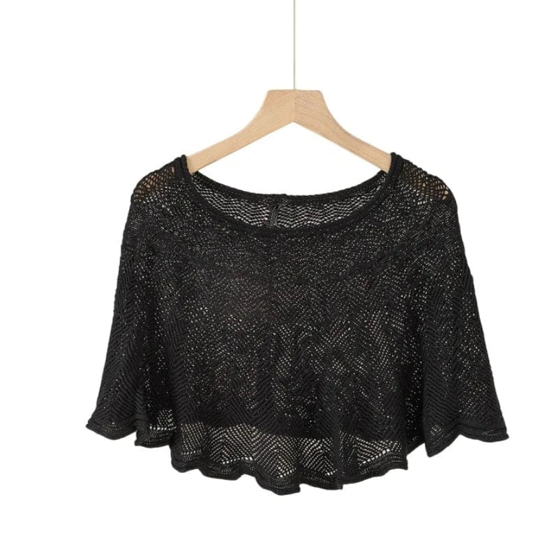 Poncho Femme Été Dentelle