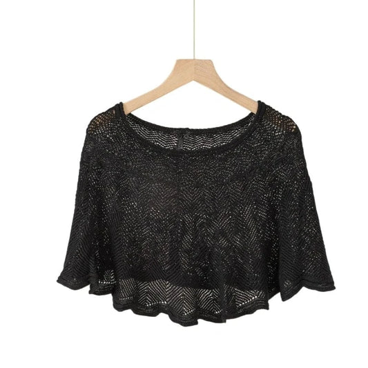 Poncho Femme Été Dentelle