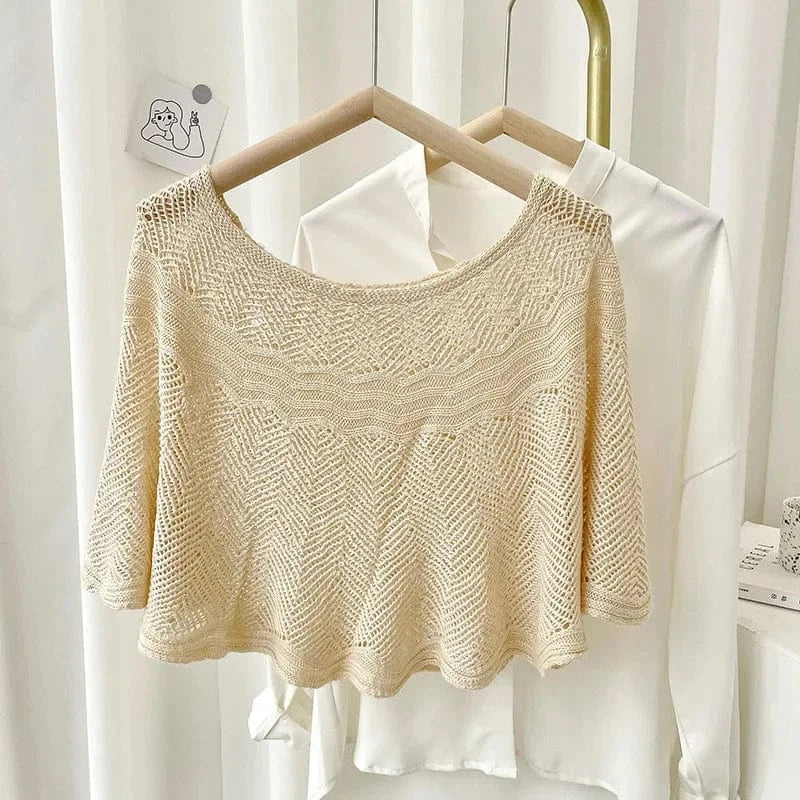 Poncho Femme Été Dentelle