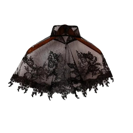 Poncho Femme Fin à Dentelles