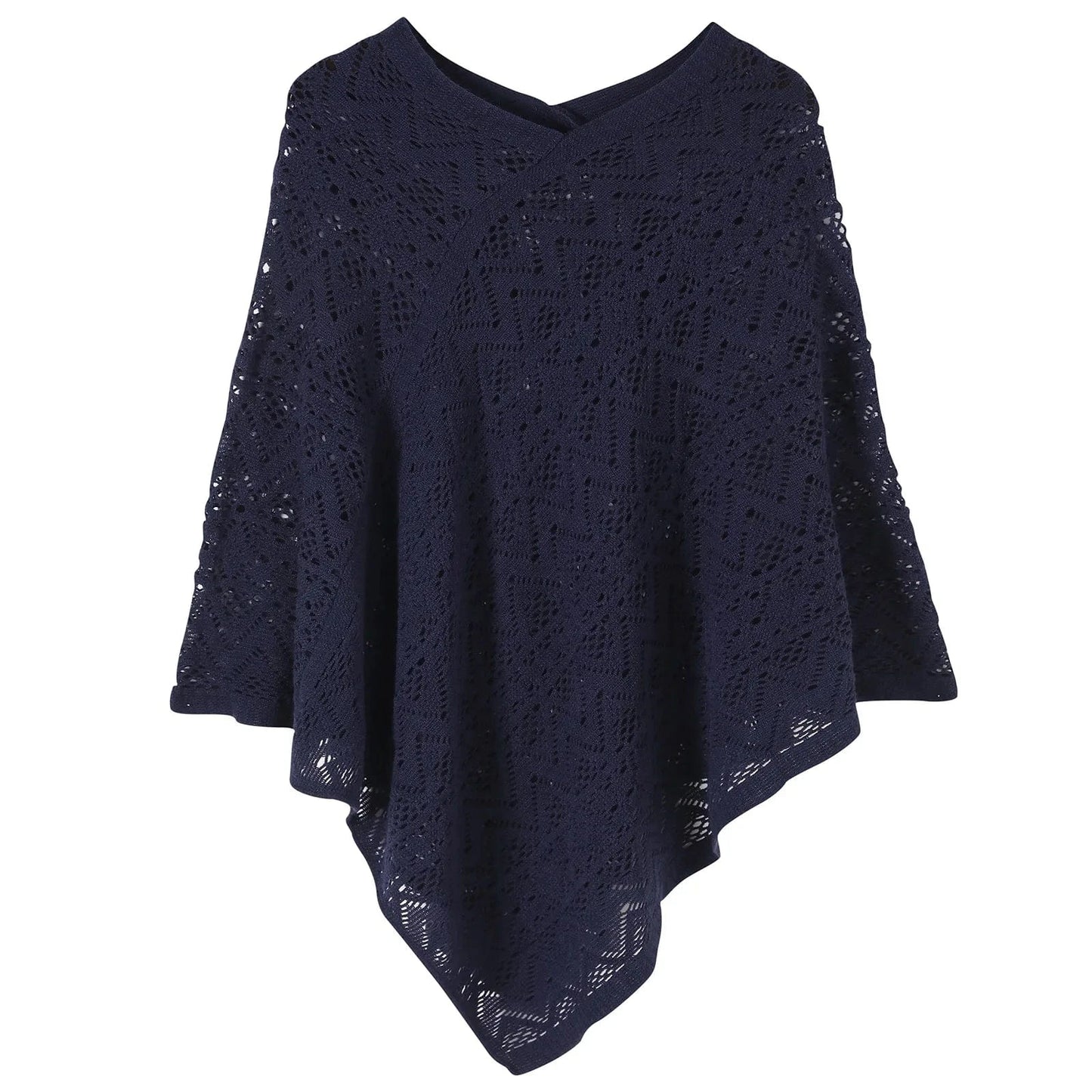 Poncho Femme Fin Rayures