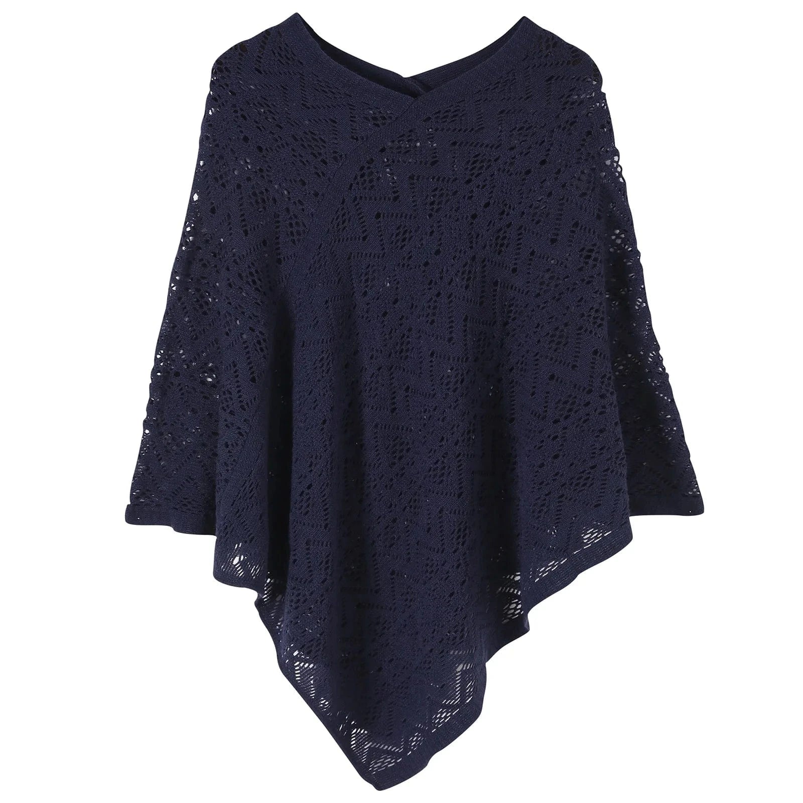 Poncho Femme Fin Rayures