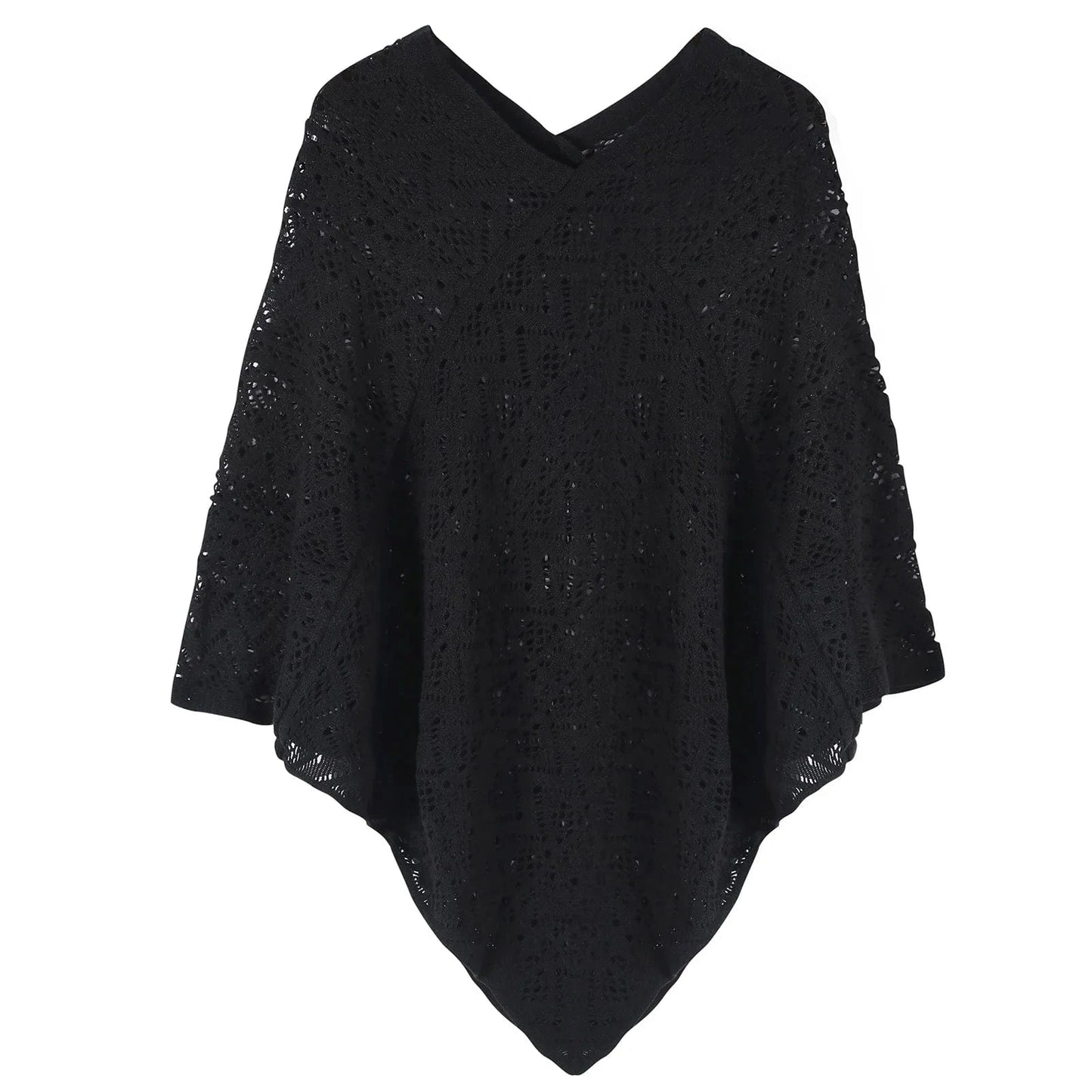 Poncho Femme Fin Rayures