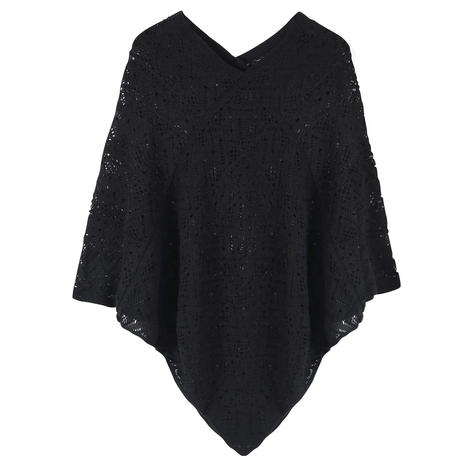Poncho Femme Fin Rayures
