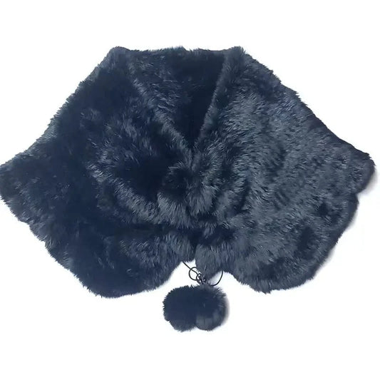Poncho Femme Fourrure Court