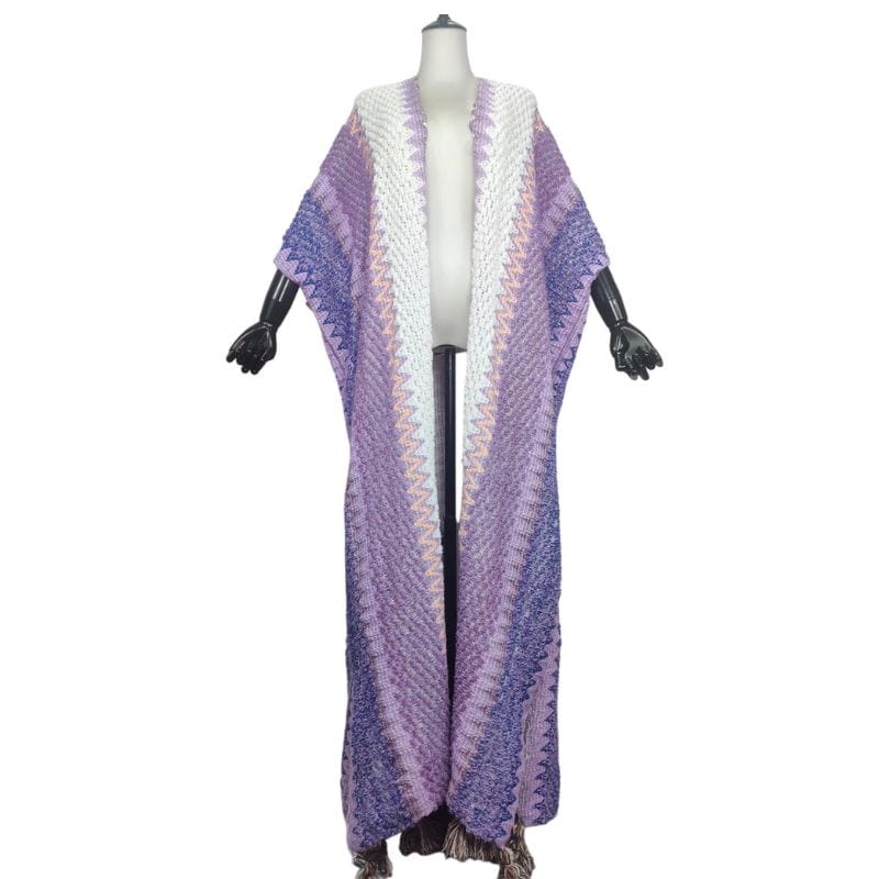 Poncho Femme Long