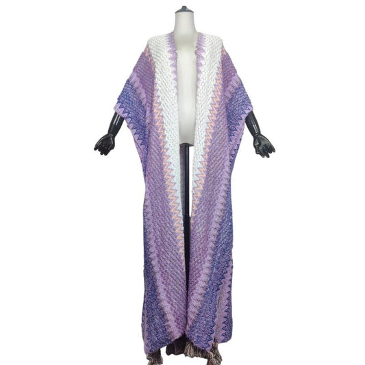 Poncho Femme Long