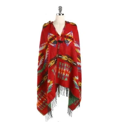 Poncho Femme Mexicain