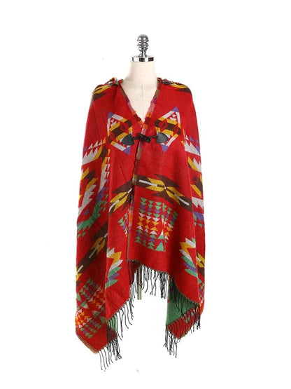 Poncho Femme Mexicain