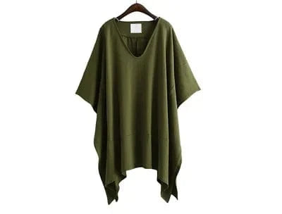 Poncho Femme Uni Cachemire