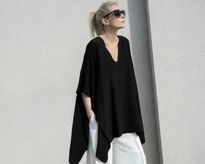 Poncho Femme Uni Cachemire