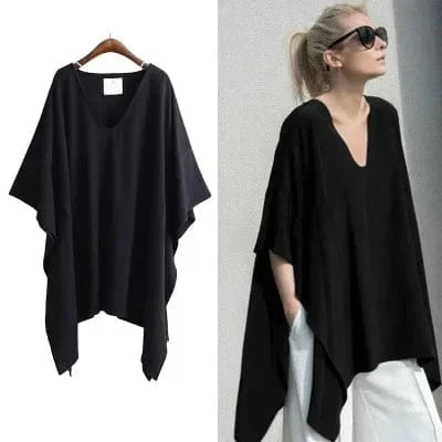 Poncho Femme Uni Cachemire
