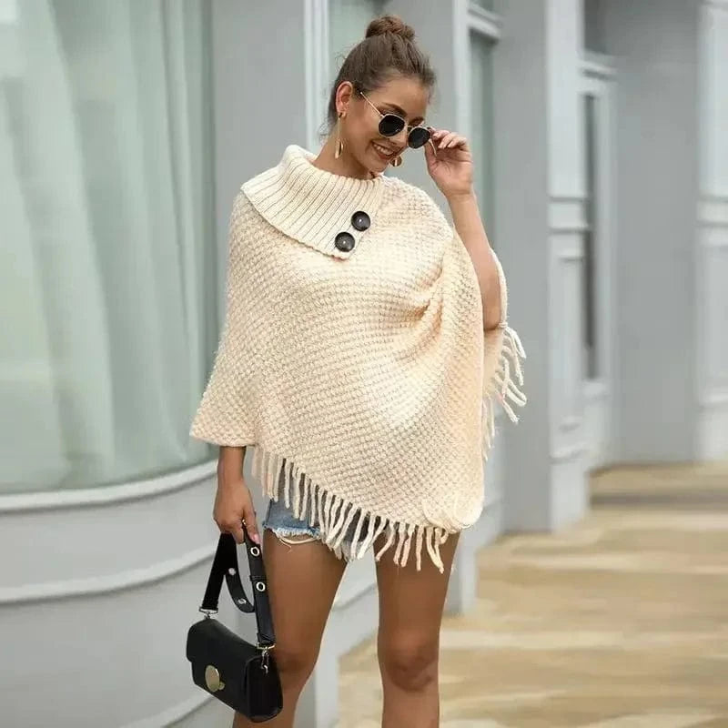 Poncho Hiver Tricot