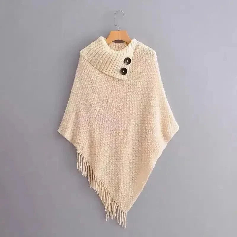 Poncho Hiver Tricot