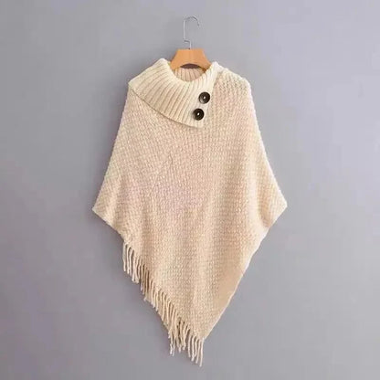 Poncho Hiver Tricot